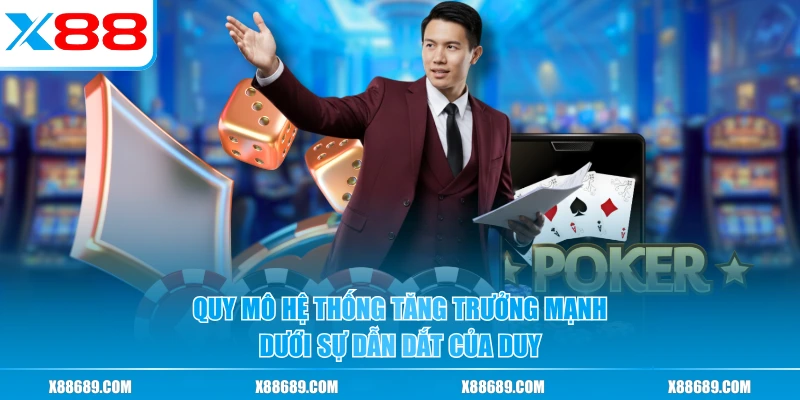Quy mô hệ thống tăng trưởng mạnh dưới sự dẫn dắt của Duy